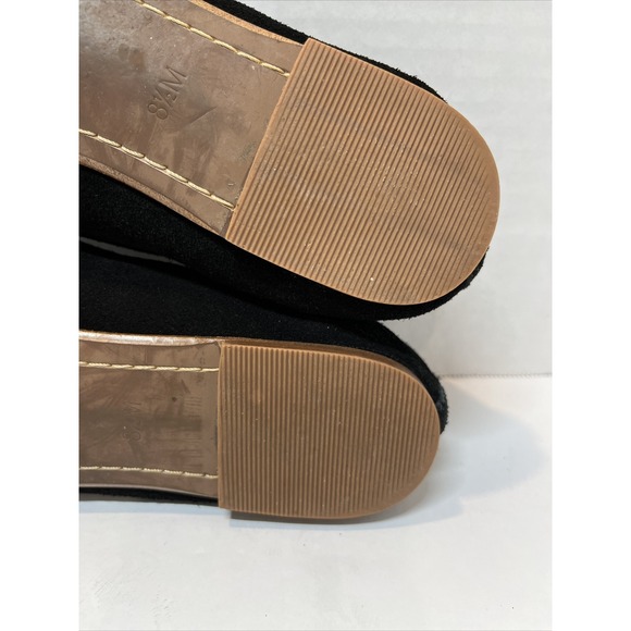 LATIGO Womens UNITY Embellished Black Gold Flats 8.5 M Boho Festival Retro Comfy - Picture 12 of 15